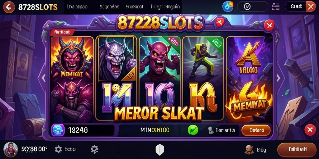 Gameplay 8728SLOTS yang menegangkan dan penuh aksi horror.