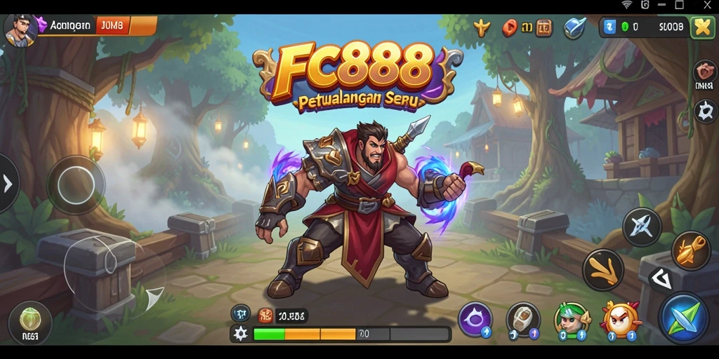 Tampilan gameplay seru dari petualangan di FC888.