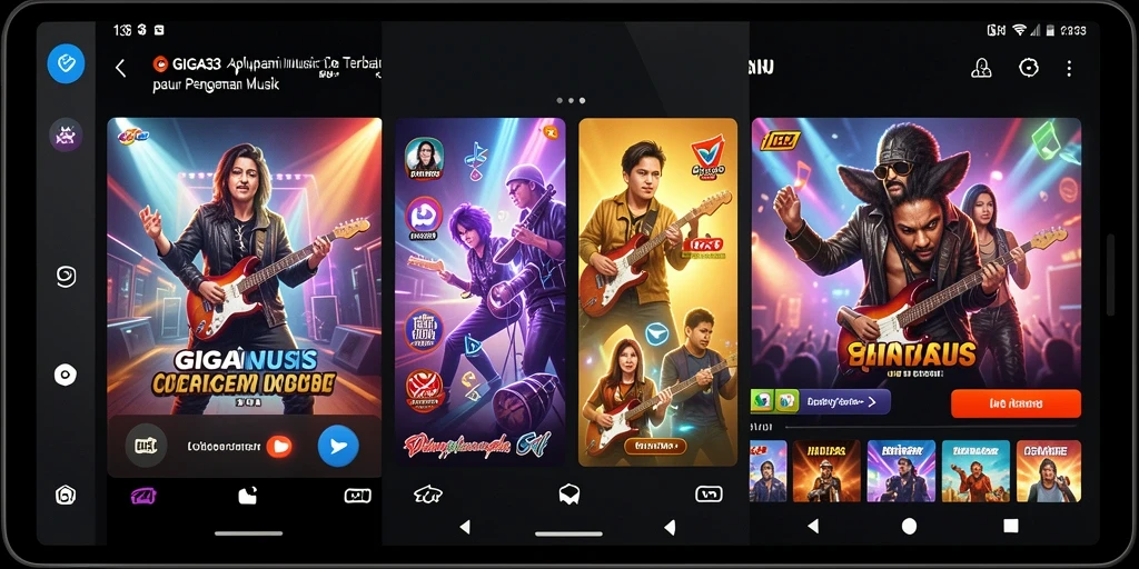 Tampilan gameplay GIGA33 yang menarik dan interaktif.