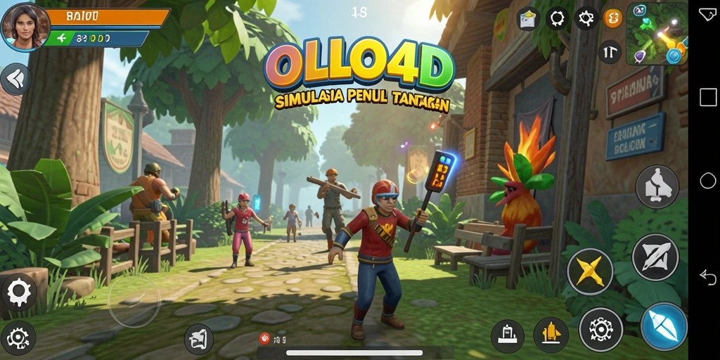 Tangkapan layar OLLO4D menunjukkan gameplay yang mendebarkan dan detail grafis yang menakjubkan.