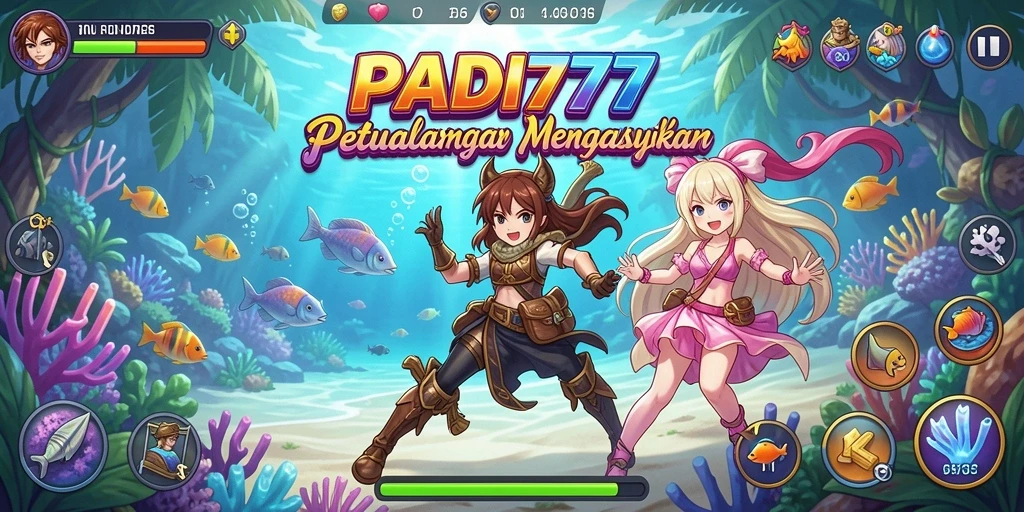 Tampilan gameplay PADI777 yang menakjubkan dengan karakter Anime.
