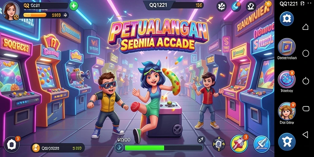 Screenshot gameplay QQ1221 yang seru dan menantang.