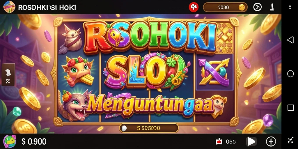Tampilan utama <strong>ROSOHOKI</strong> yang menarik dengan gameplay Slot yang seru.