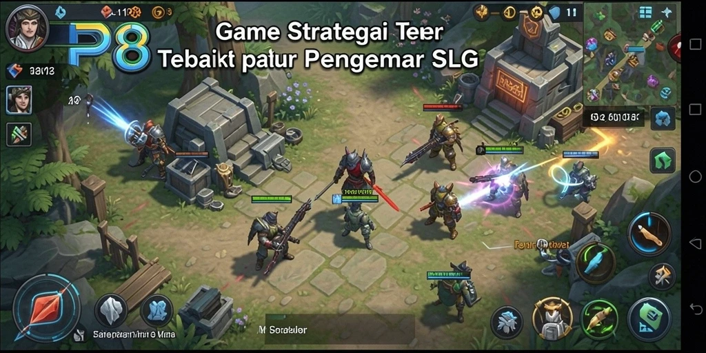 Tampilan gameplay RP8 yang menarik dan penuh strategi.